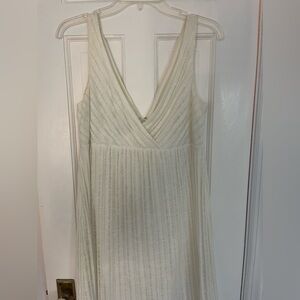 size 10 white dress/top